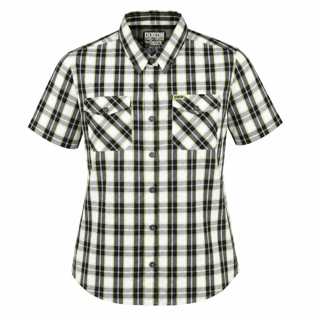 Dixxon Flannel Womens 2X Deuce Blue Plaid D-Lux Bamboo Shirt Top Grunge Patriot